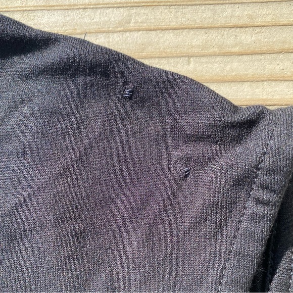 Bundle 3 for 50% off AllSaints Black Sabie Dress, Repaired - Picture 7 of 7